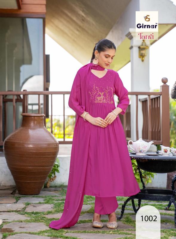 Girnar tanvi vol 1 anarkali 3pcs daily wear kurtis wholesale